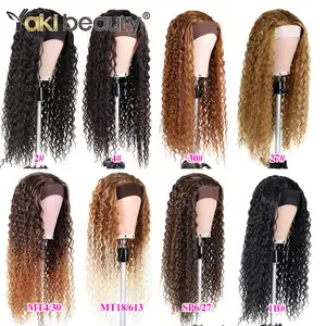 Peruca De Cabeça De Gelo Sintético Para Mulheres Negras, Afro Perucas Encaracoladas, Onda De Água, Cabelo De Fibra Orgânica, Longo Kinky, 28 10 principais vendas peruca organica ondulado - №4