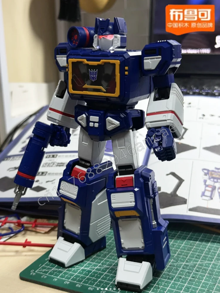 Blokees Transformers SOUNOWAVE Legendarische Action Edition Blokees Soundwave Collection Assembly Model Kit Verjaardagscadeau Figuur Speelgoed