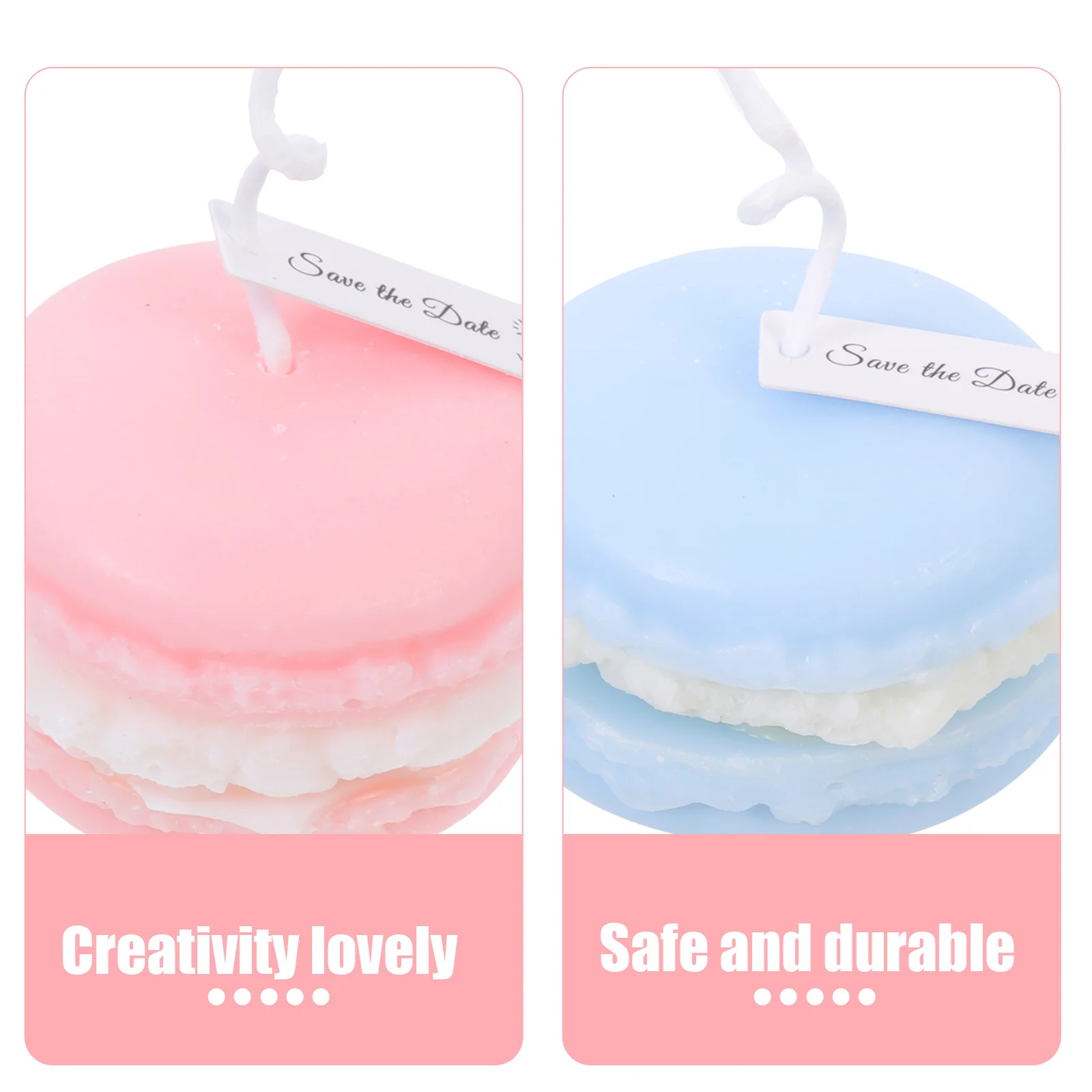 

2 Pcs Scented Candles Cute Decoration Decorative Small Votive Aromatic Wax Home
