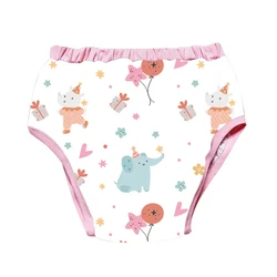 Nuovo stile impermeabile riutilizzabile cotone adulto bambino allenamento pantaloni neonato biancheria intima corta panno pannolini per adulti mutandine per ragazzo