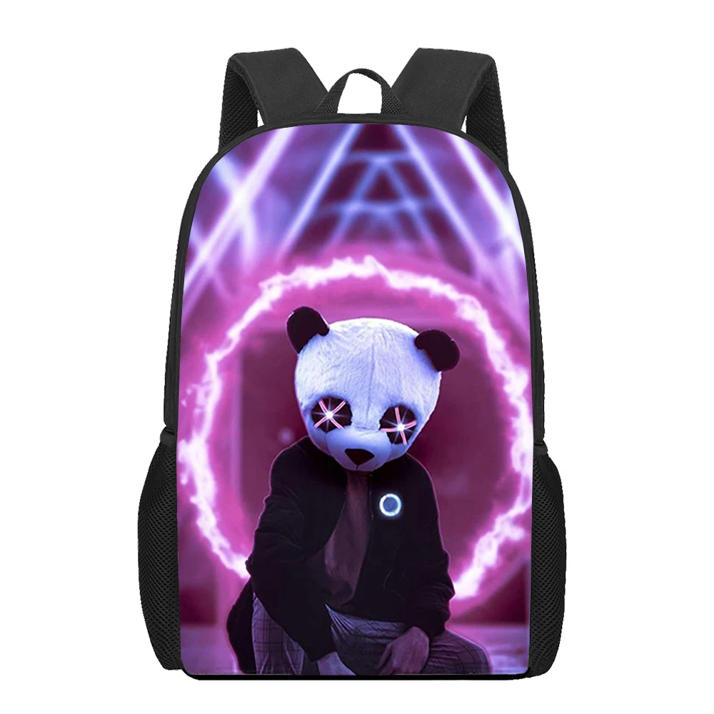 Street fashion Panda Women Men Backpacks Children Shoulder Bag School Bags Back Pack For Teenager Girls Boys Book Bag Female