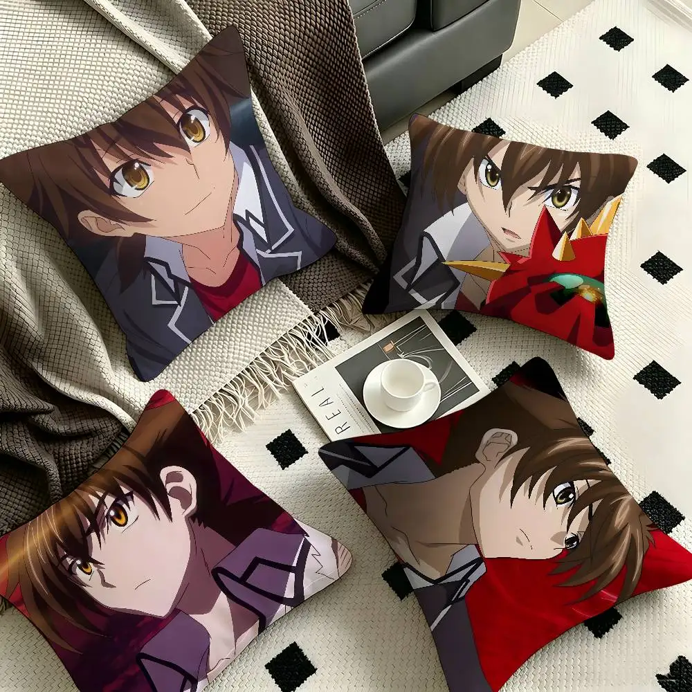 1pc Issei Hyoudou High School DxD Pillow Case Fashion Square Pillowcase Bedroom Sofa Room Ins Decoration Leisure