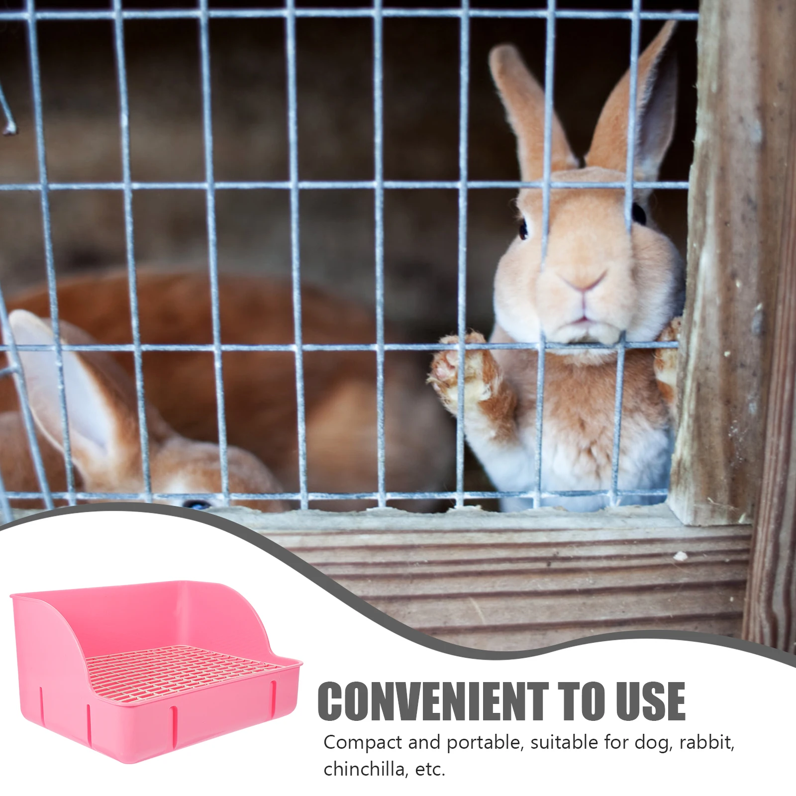 

Rabbit Potty Toilet Pet Bunny Large Dog Training Urine Puppy Trainer for