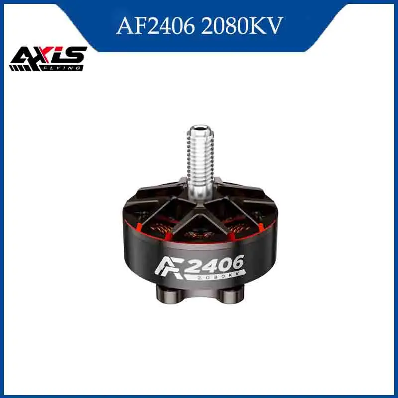 

Бесщеточный двигатель Axisflying AF2406 2080KV 6S для 5-дюймовых FPV-дронов, фристайл-мультироторов, металлический, для DIY-сборки, аксессуары для радиоуправляемых моделей