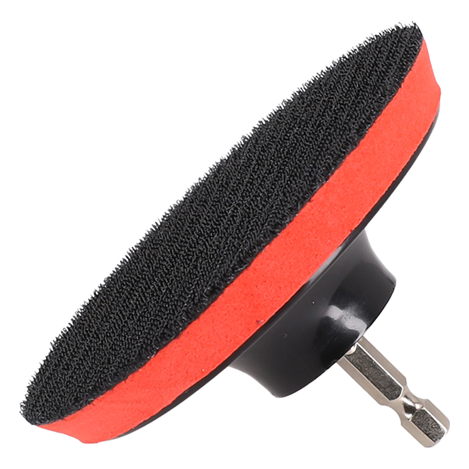 Buffing Pad Sanding Pad Parts M10 Thread Polyurethane Replacement Accessories Backing Pad Black/Red Drill Adapter