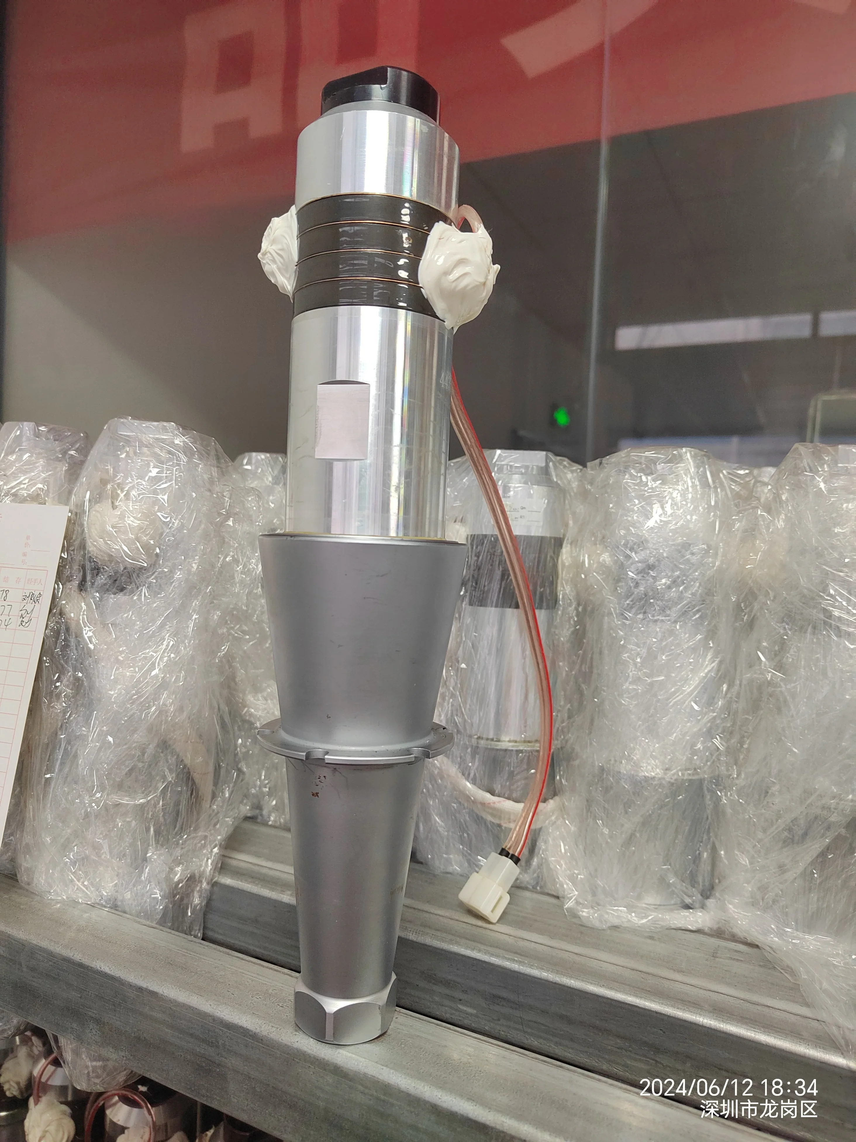 Factory wholesale 15KHz high power ultrasonic transducers for Non-woven bag making machine Ultrasonic welding machine