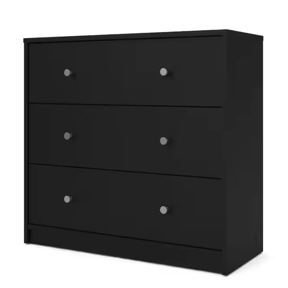 3-Drawer Chest of Drawers, Organizer Unit, Storage Dresser for Bedroom, Hallway, Entryway, Closets,  Particle Board top