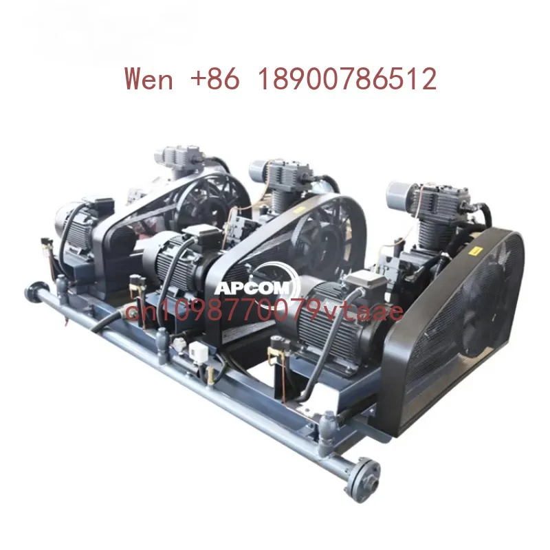 2026 APCOM High Pressure 30bar Piston Aircompressor 20bar 40bar air Compressor for Laser Cutting Machine