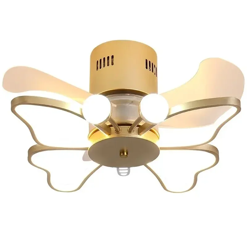 New Nordic Ceiling Lamp Modern Household Simple Bedroom Fan Ceiling Fan Dining Room Living Room Mute One Indoor Lighting