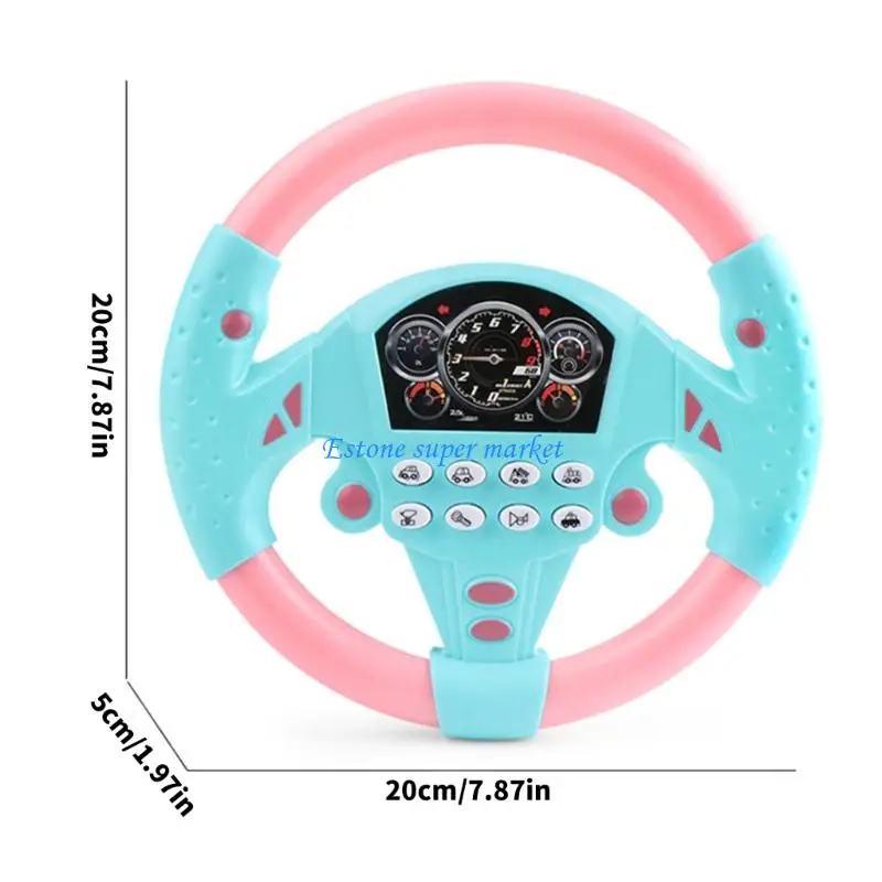 090B Đồ chơi lái xe lái xe hơi trẻ với âm nhạc và âm thanh Fine Motor Skill Toy