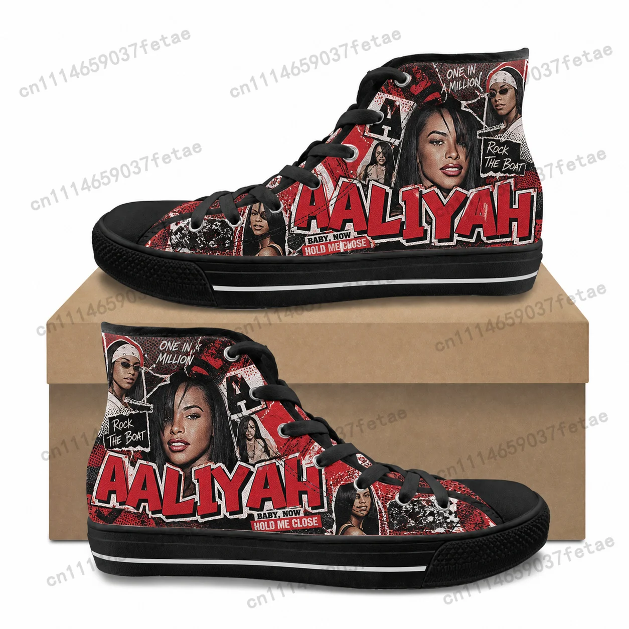 Women'S Shoes Hike - Sepatu Sneakers Aaliyah High Top Berkualitas