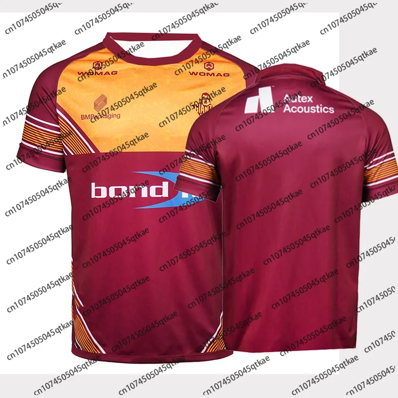

2025 New Arrival Huddersfield Giants Men Women Home Rugby Jersey England Oversize Football Quick drying Training Tshirt KidAdult