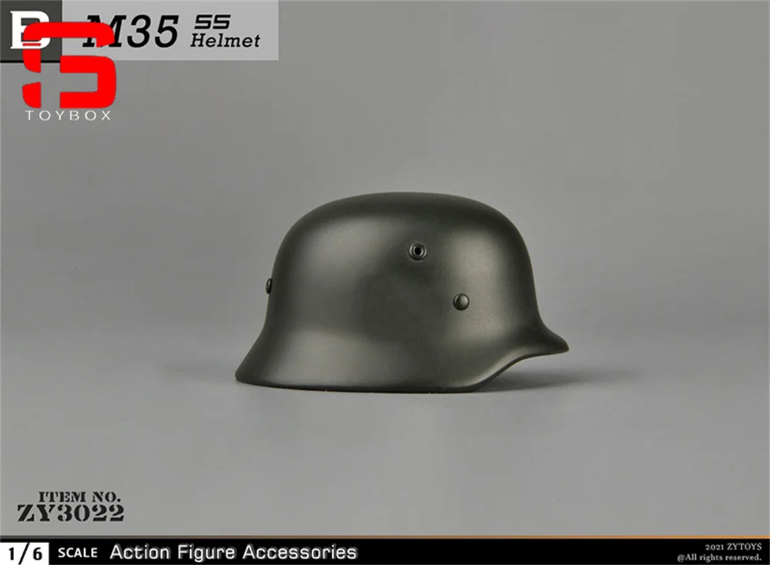 ZYTOYS ZY3022 ZY3023 1/6 WWII German M35 M42 Metal Helmet Soldier Accessories Fit 12\'\' Action Figure Body Dolls