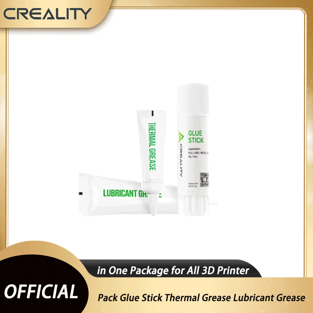 Original Creality 3D Printing Accessories Pack Glue Stick Thermal Grease Lubricant Grease in One Package for All 3D Printer