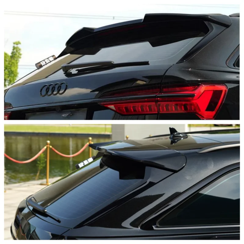 Spoiler Atap For Audi A6 C7 C8 Avant 2011-2022 ABS Plastik Sayap Ekor Mobil Sayap Belakang Sayap Spoiler For A6 Allroad