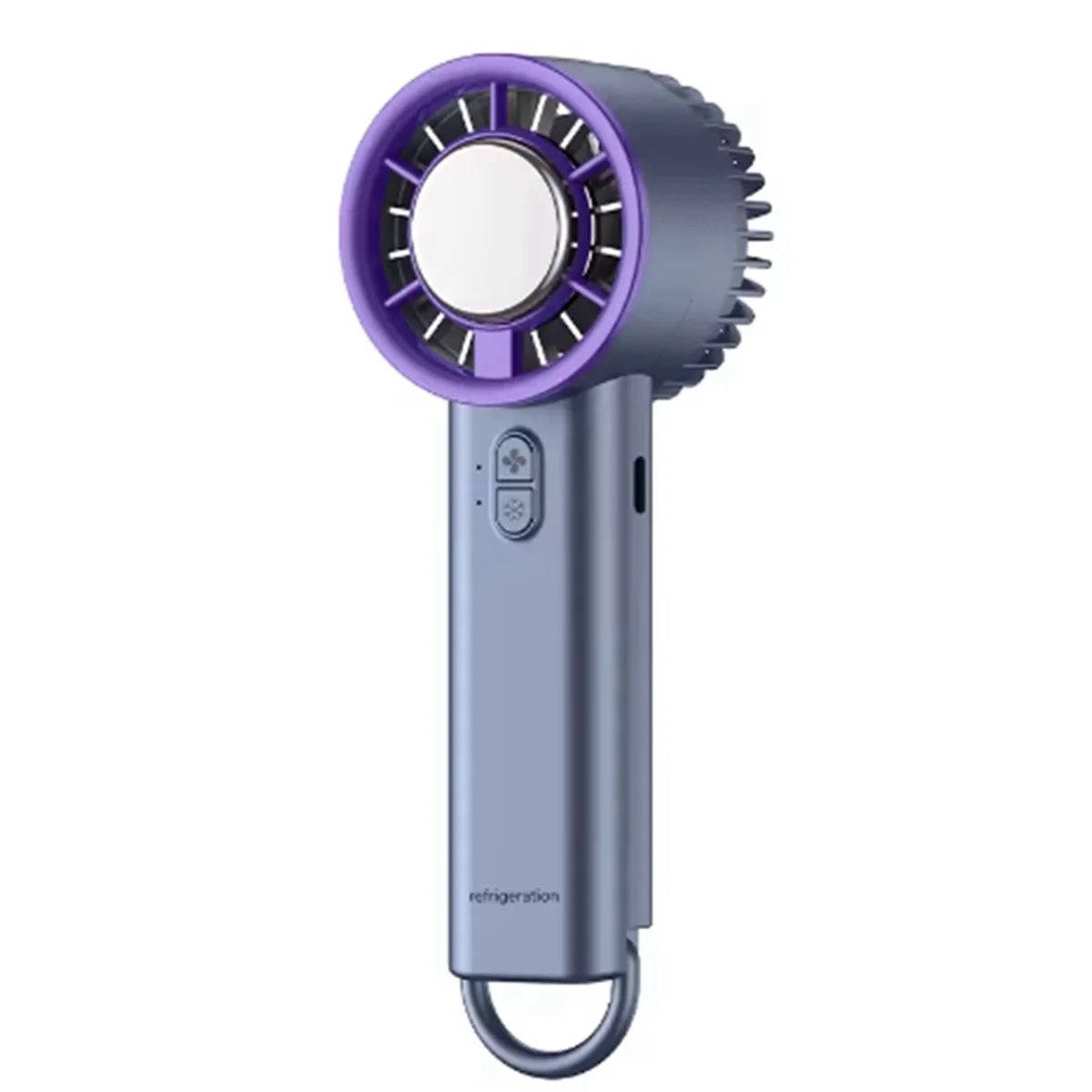 ABGV Handheld ijskompresventilator USB oplaadbare halfgeleiderkoeling Draagbare kleine oplaadbare turboventilator Airconditioner