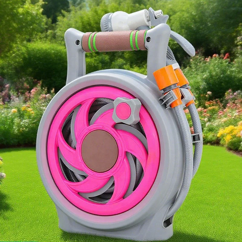 

High Quality SG33 PP PVC ABS 10m 20m 30m Mobile Car Wash Setup Garden Hose Sprayer Flexible Hose Reel