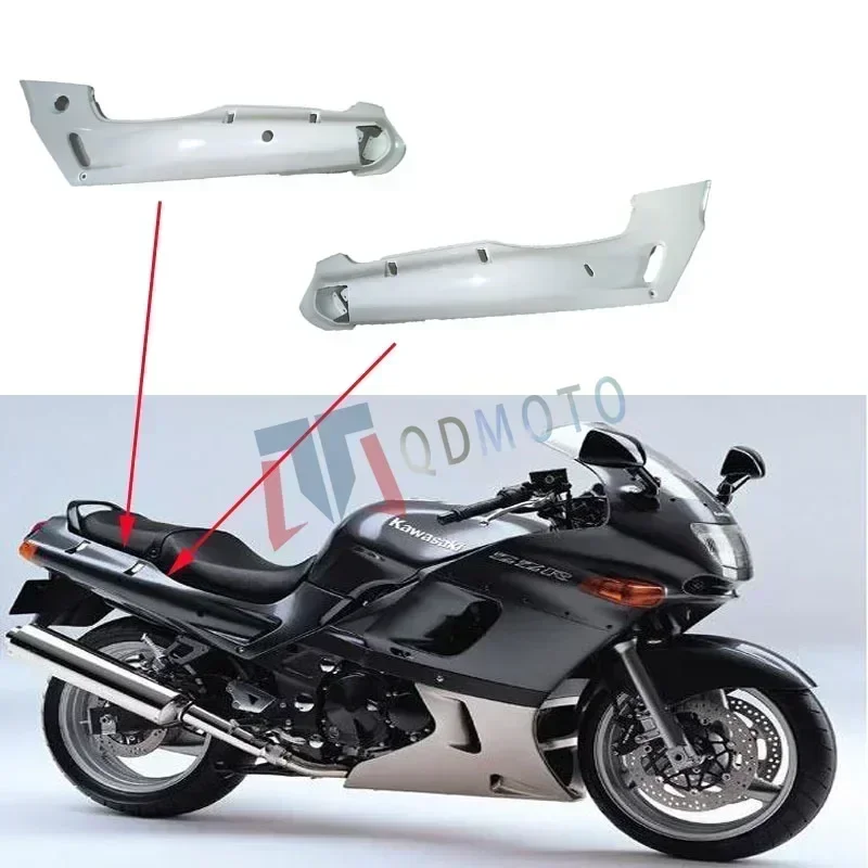 For Kawasaki ZZR400 1993-2007 Motorcycle Unpainted Rear Tail Side Cover ABS Injection Fairing ZZR400 1993-2007 Accessories