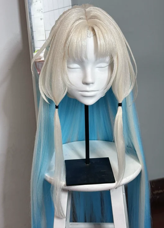 Anime Cosplay Blue Hair - Game Honkai：Star Rail Wig Heat Resistant