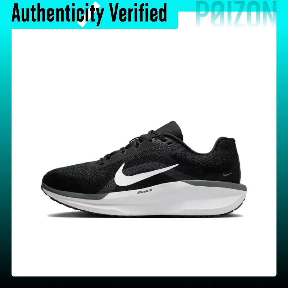 Nike Winflo 11 Versatile Mesh Breathable Low-top Casual Training Running Shoes Men's Black FJ9509-001
