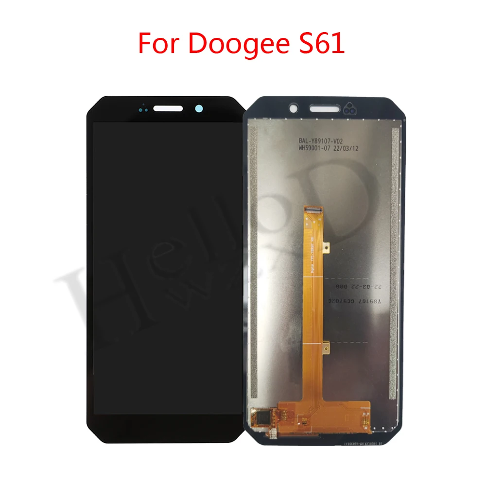 

New Tested LCD Display For Doogee S61 LCD Display Touch Screen Digitizer LCD Screen Assembly Replacement Part