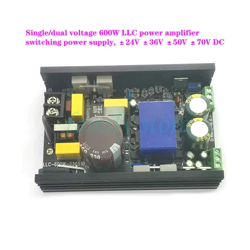 LLC 전력 증폭기 스위치 전원 공급 장치, 단일 및 이중 전압, ± 24V ± 36V ± 50V ± 70V DC 옵션, 600W  Best5