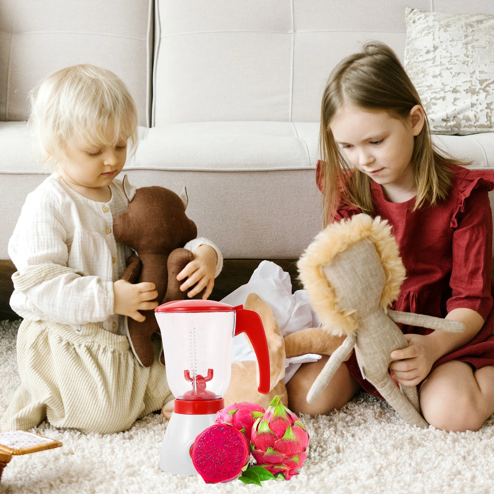

Simulation Juice Machine Kids Juicer Toy Pretend Play Educational Cognitive Lightweight Travel Kitchen Decor