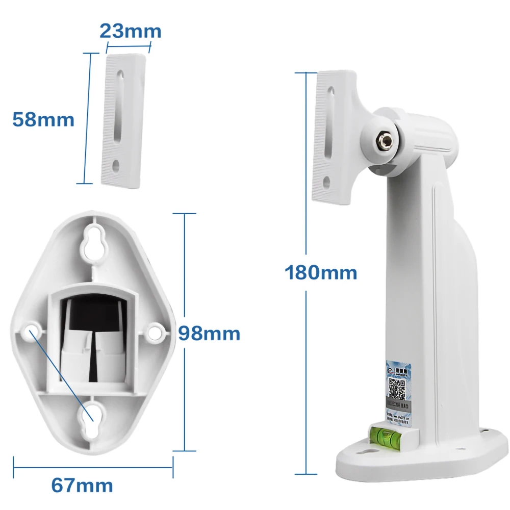 Gun Camera Monitoring Bracket With Hub Storage Box Plastic / Alufer Material