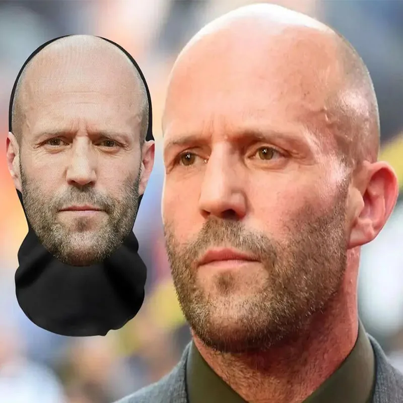 제임스 코스프레 마스크 3D 인쇄 풀 페이스 비주얼 마스크 할로윈 파티 마스크 현실적인 연예인 공연자 페이스 마스크 소품