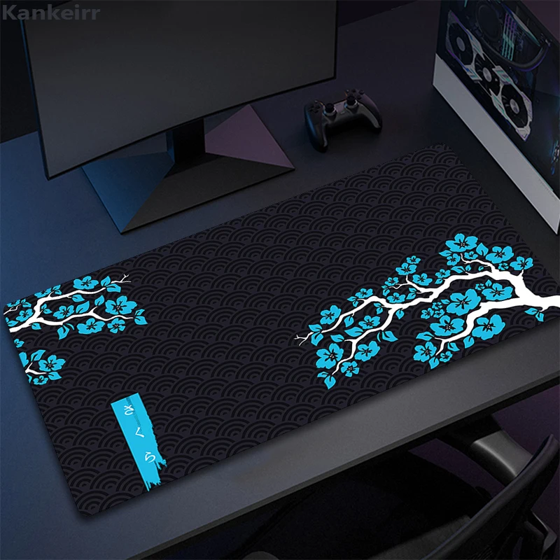 Sakura-Tapis de souris japonais None Blossom, tapis de souris antidérapant, tapis de souris pour ordinateur portable, tapis de jeu, média Home, nouveau clavier HD, Sub XL, polymères, bureau