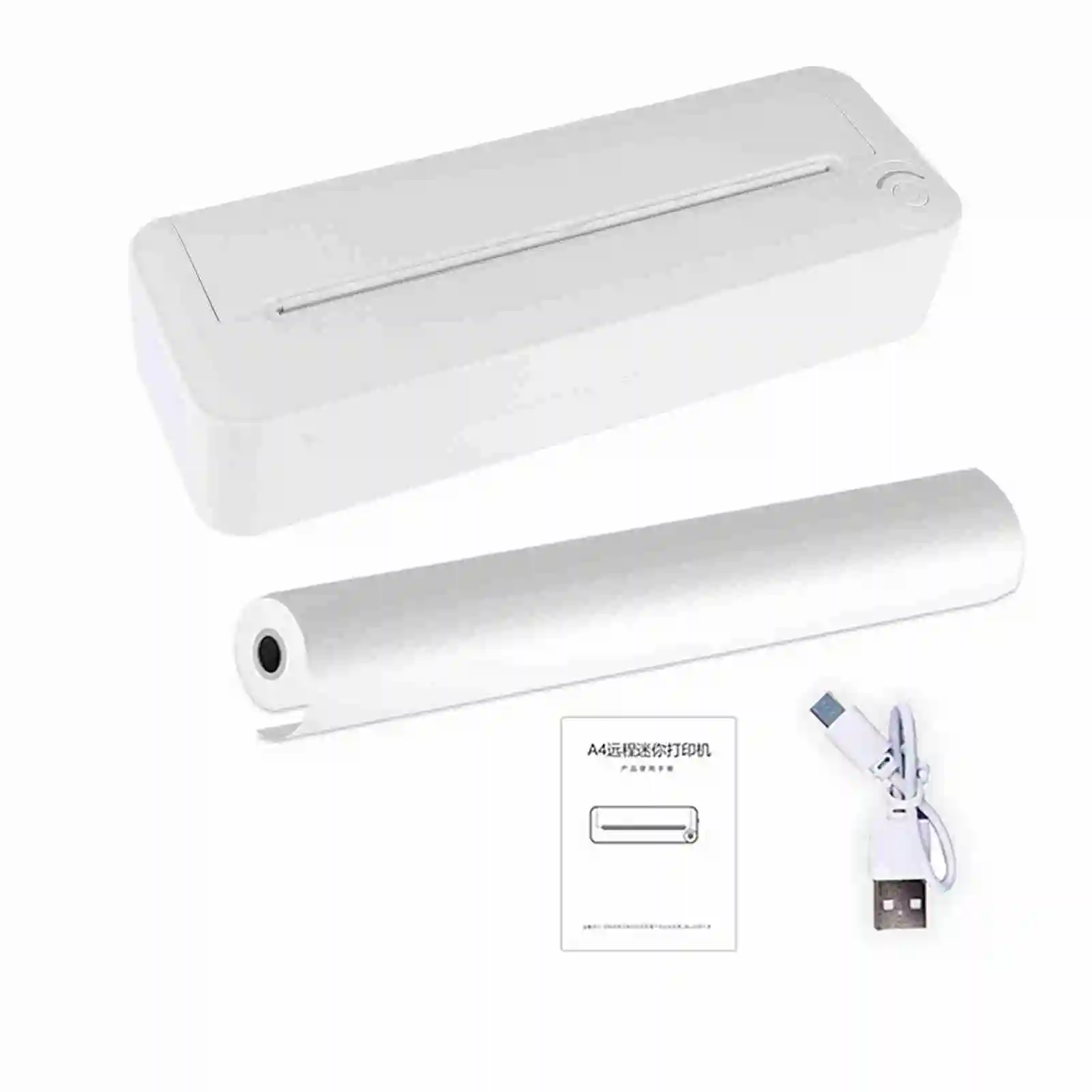 

Professional A4 Portable Paper Printer Thermal Printing Wireless BT Connect Compatible with iOS and Android Mobile Photo Printer