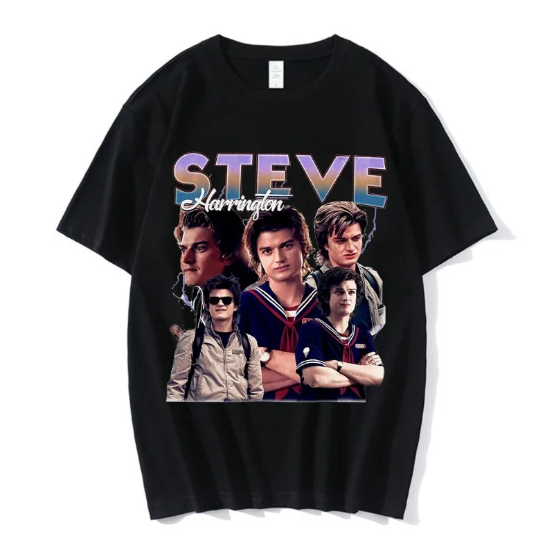 Steve Harrington Printed T-shirt Men's T-shirt Four Seasons New Style Unisex Casual Fashion T-shirt