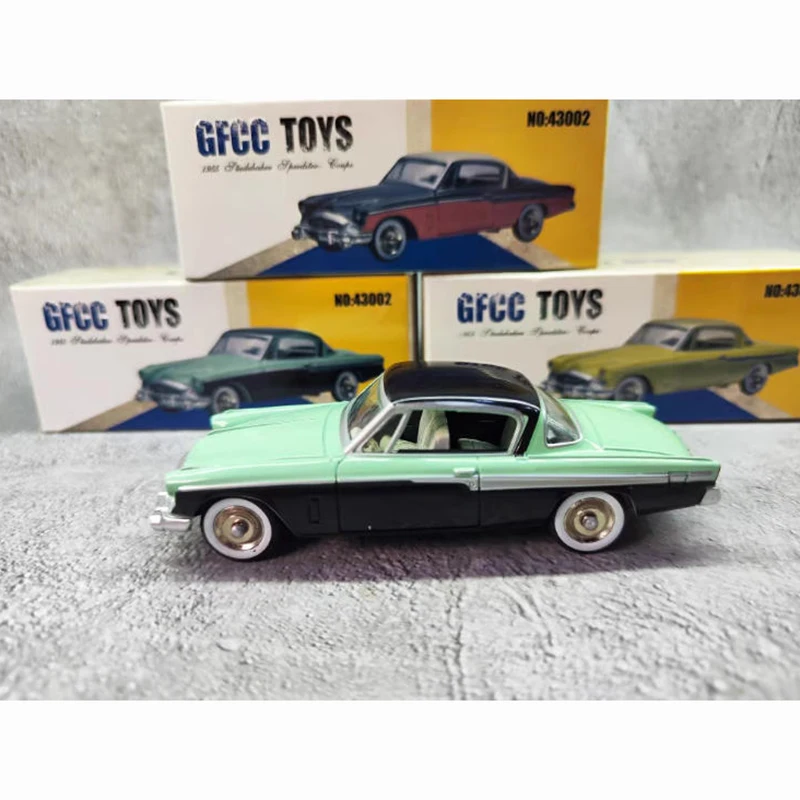 

GFCC 1/43 1955 Studebaker Classic High-Speed Sports Car Alloy Model Collection Display Toy Gifts Souvenirs