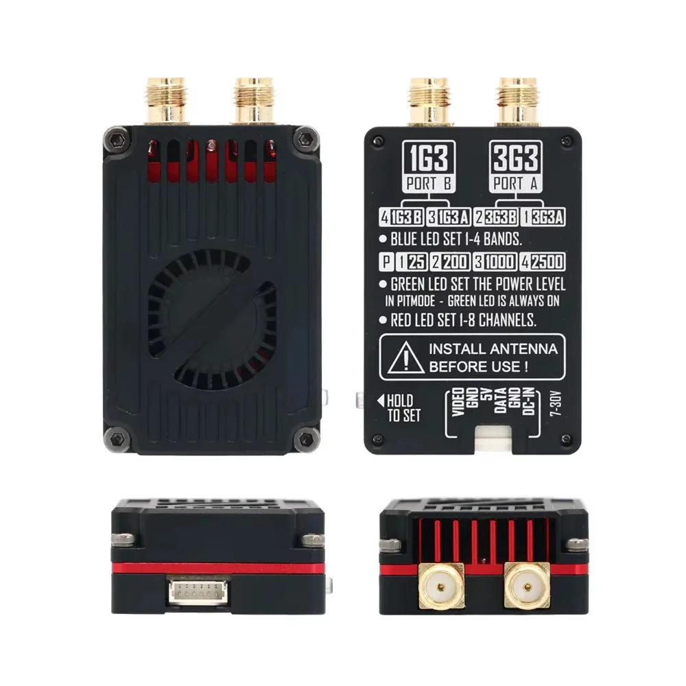 Rushfpv Rush 1.3G/3.3G 4W 7-30V Dual Band FPV Video Transmitter/VTX SMA Antenna For Long Range FPV Drone/Quadcopter Parts view 3
