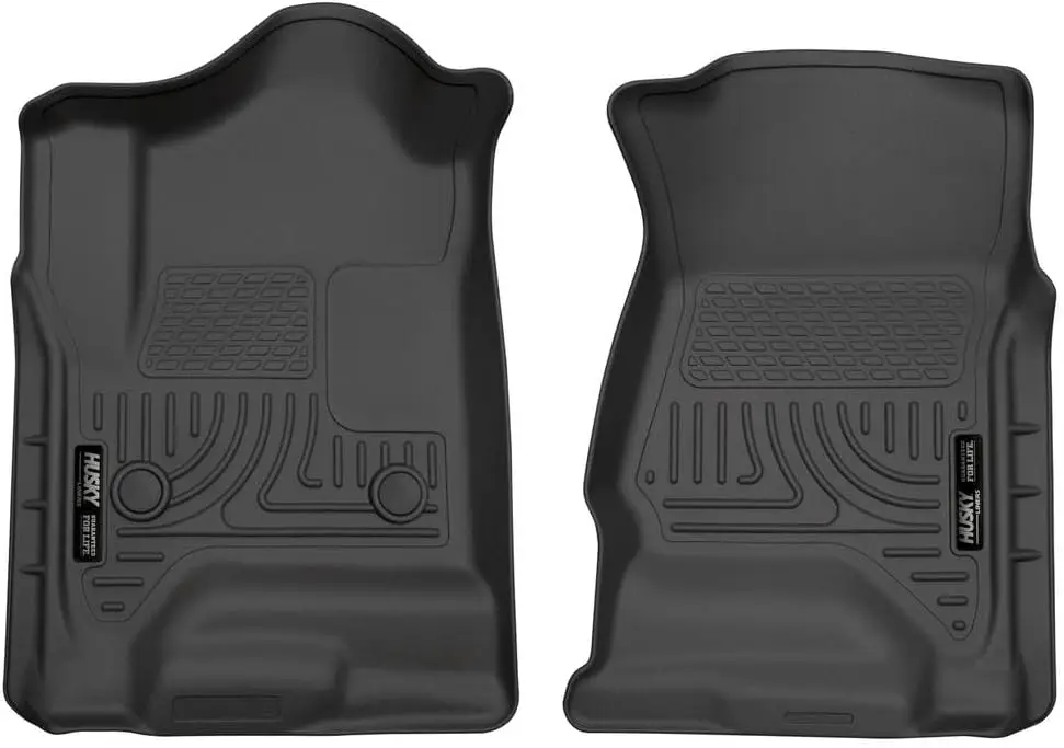

Universal Car Floor Mats for 2014-2020 Chevrolet, GMC, Cadillac Models - Front Row Black Set