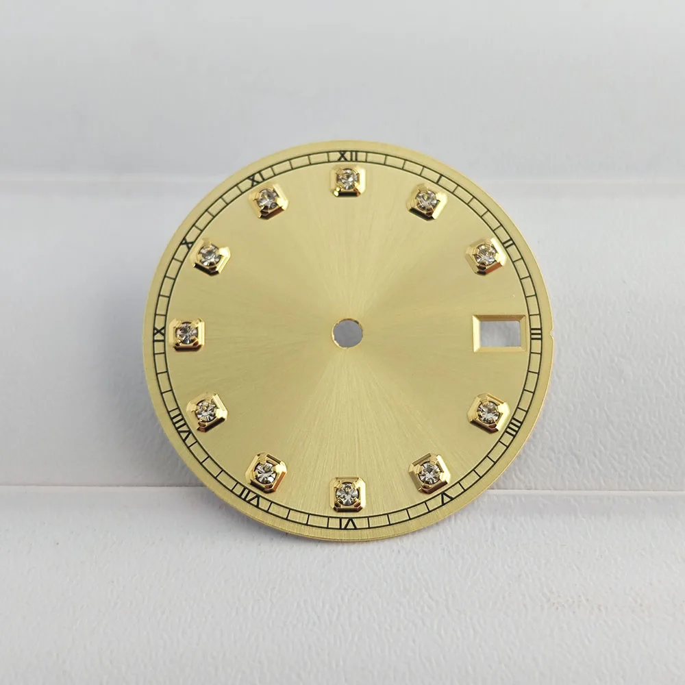 علبة ساعة ميكانيكية للحركة للرجال ، إكسسوارات ساعة ، شعار جوهرة ، مخصصة لـ NH35 ، NH36 ، NH35 ، NH36