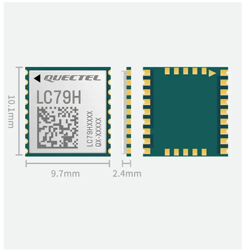 

Quectel LC79H LC79HALMD GNSS module L1 L5 dual band supoort GPS BDS GLONASS GALILEO QZSS standard mode AG3335M chippest LNA SAW