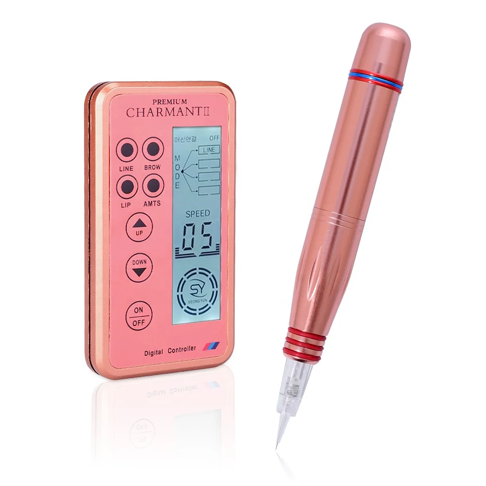 

Professional Permanent Makeup Tattoo Machine for Eyebrow Tattoo Lip Eyeliner Microblading MTS Pen With Cartridges Tattoo Tools