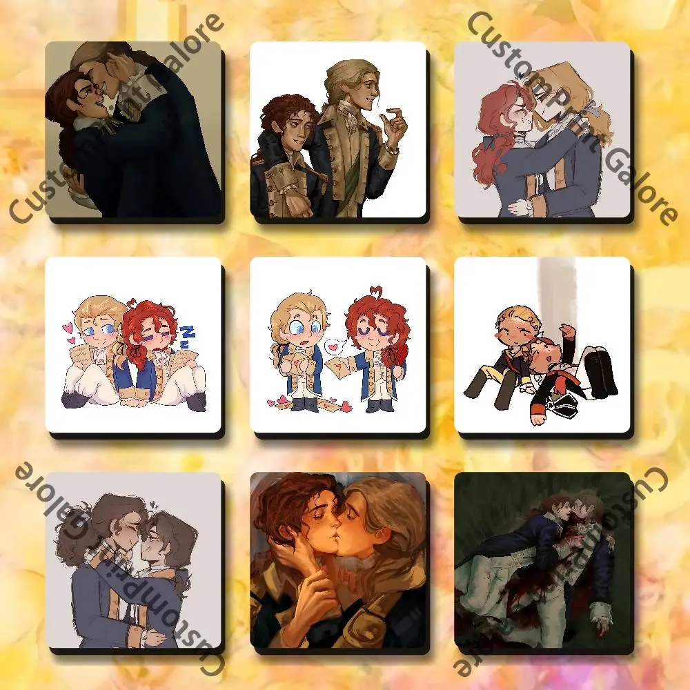 

Alexander Hamilton John Laurens Lams Soft Magnetic Refrigerator Magnets Personality Decorations Creative Gifts