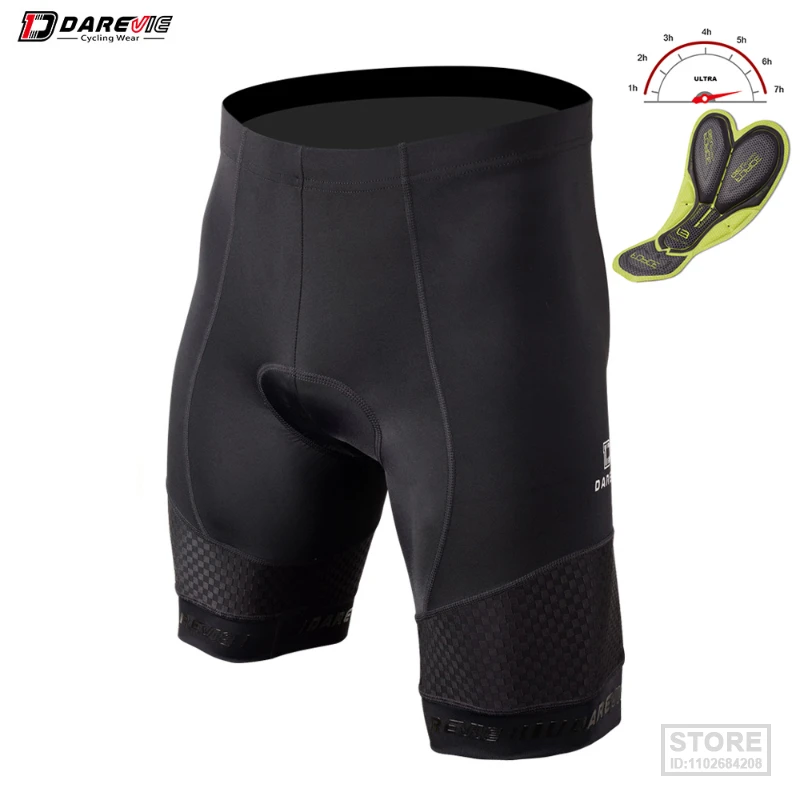 

DAREVIE Men's Cycling Shorts 3D Gel Pad 6 Hours Ride Bretelle Pro Ciclismo MTB Road