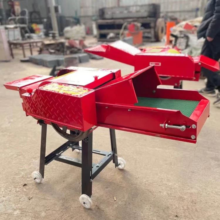 آلة تغذية الحيوانات بيليه البقرة الذرة القمح القش القش التقطيع سيلاج المروحية القش Fodder العلف آلة تقطيع القشر