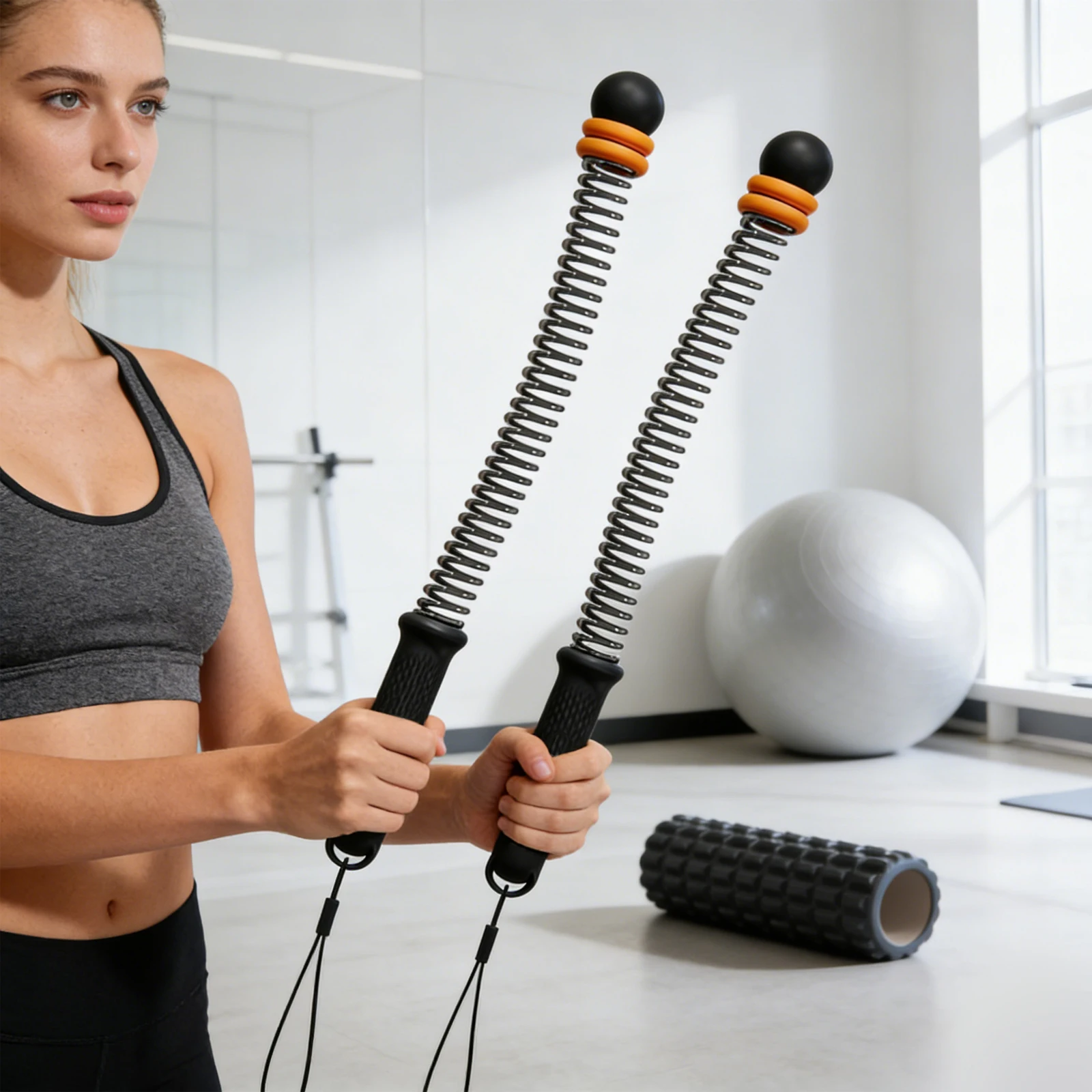 Battle Rope, Ropeless Jump Rop - Home Gym For Small Spaces 评论和价格