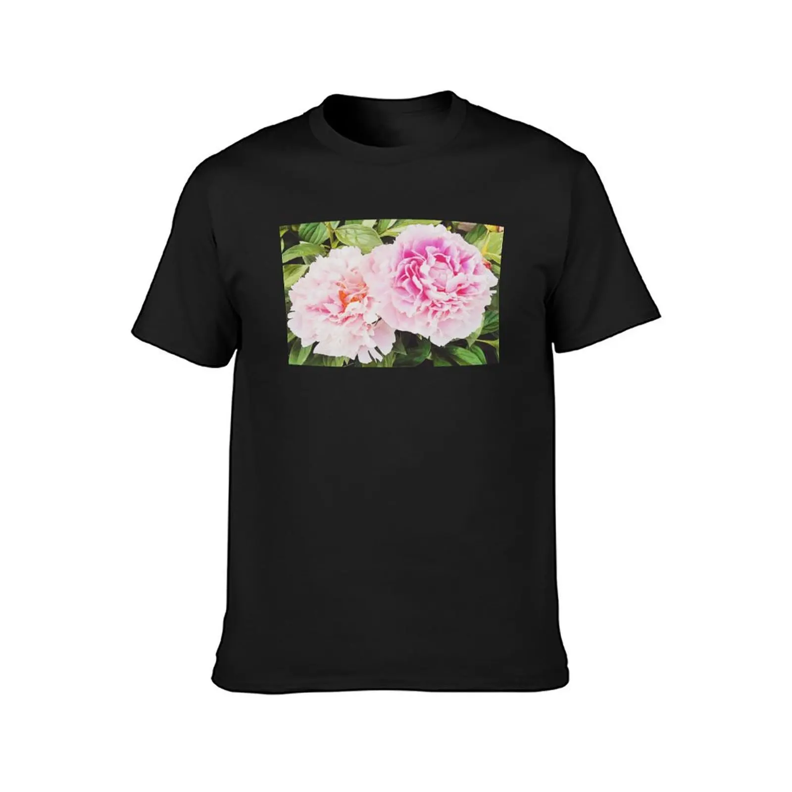 Pretty Peonies T-Shirt hippie clothes shirts graphic tees quick drying oversizeds mens vintage t shirts