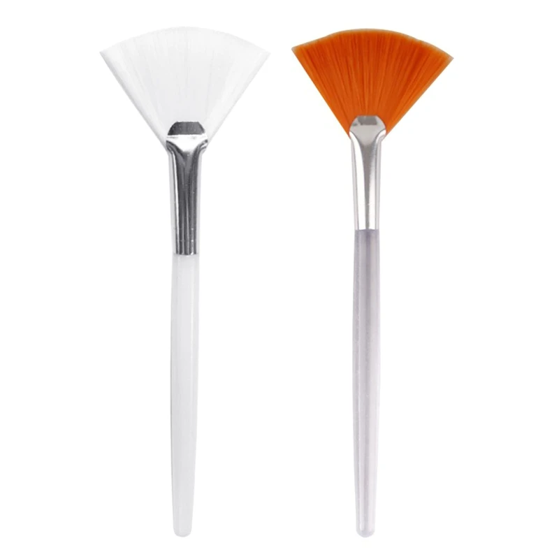 Practical for Facial Brushes Fan Makeup Brush Soft Portable Salon Cosmetic Tools for Women Dropship