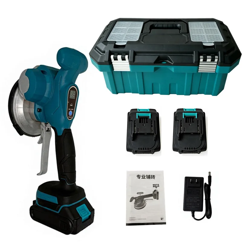 Rechargeable Lithium Battery Tile Leveling Machine High-Frequency Vibration Tiling Tool Tile-Laying Equipment