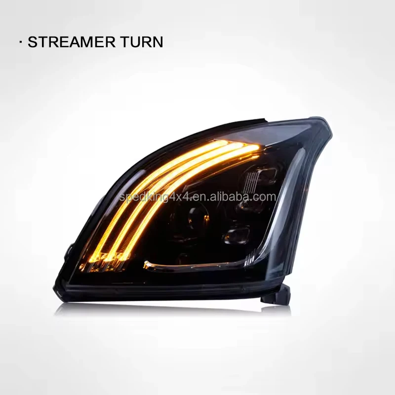 Spedking Vendi come torte calde Fari Fari a LED per TOYOTA PRADO LC120 2003-2009 Fari a LED