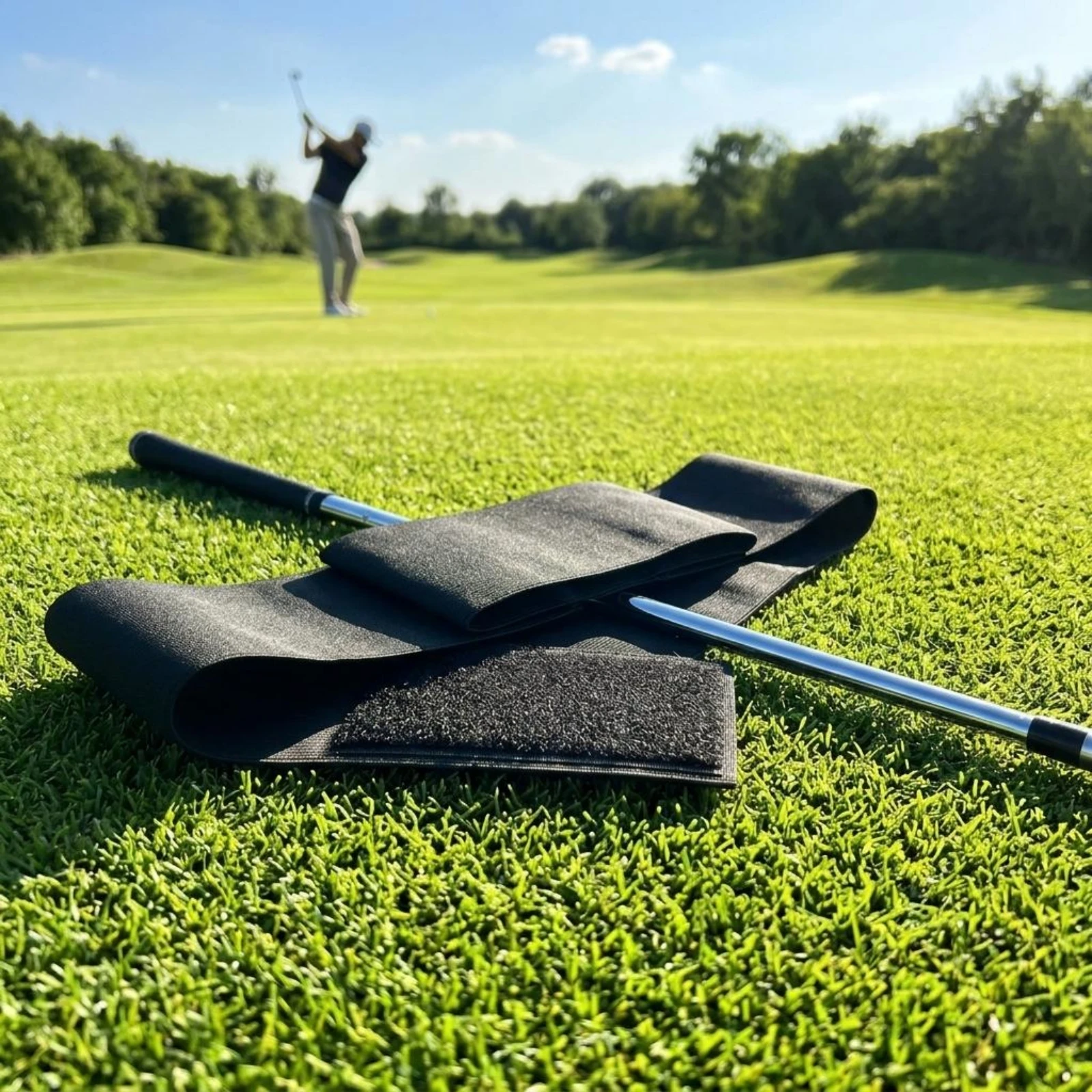 

Golf Posture Corrector Band Elastic Golf Arm Alignment Belt Sports Accessory Adjustable Right- and Left-Handed for Beginners