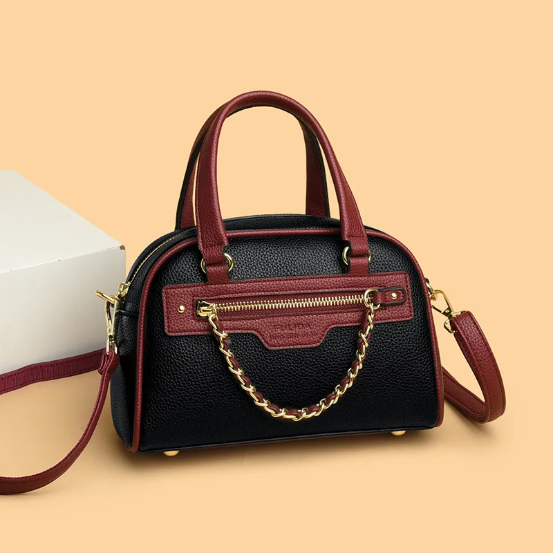 

New Simple and Fashionable Women's Chain Smiley Face Bag, Fashionable Versatile Shoulder Handbag Crossbody Bags for Women