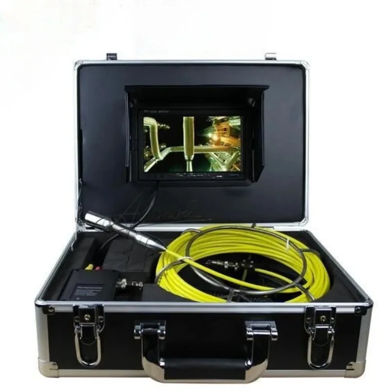360 Degree Rotation Industrial Endoscope Camera Video Recording Pipe Inspection Borescope for Mine Cave Detection