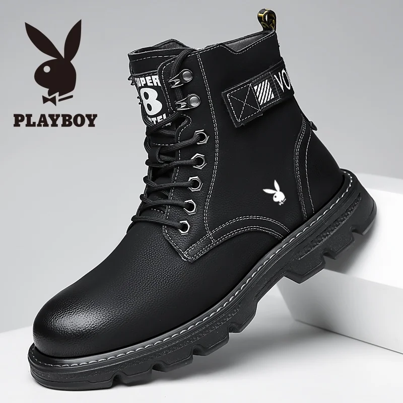 

Мужские зимние высокие рабочие ботинки Thi Boted Fce на подкладке, модные универсальные теплые ботинки, повседневные ботинки